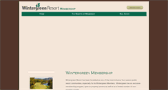 Desktop Screenshot of members.wintergreenresort.com